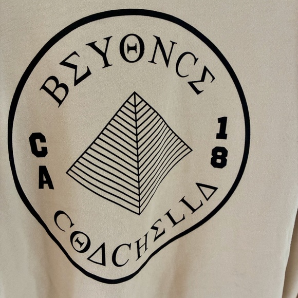 2018 BAK Beyoncé x Coachella Beychella Homecoming Crewneck Sweatshirt Rare XL - Picture 3 of 5